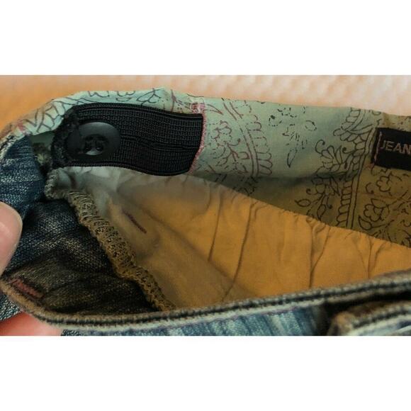 Jean Bourget Blue Denim Ruffle Back Skirt  Girls Size 5 - Picture 5 of 10